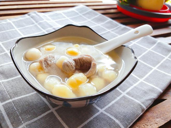 白果莲子瘦肉汤