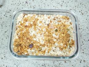 撒一层即食麦片