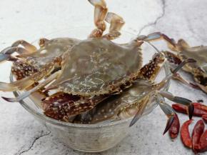 准备梭子蟹，一定要吃新鲜的。