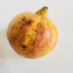 准备一个又大又甜的石榴，把表皮清洗一下擦干水分备用。