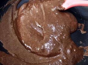 翻炒至可可粉跟棉花糖完全混合