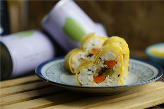 如图这么有心的轻养鲜米寿司，你们还不试一试。