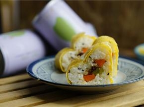 如图这么有心的轻养鲜米寿司，你们还不试一试。