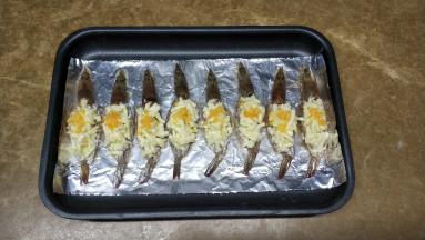 最后放上咸蛋黄碎