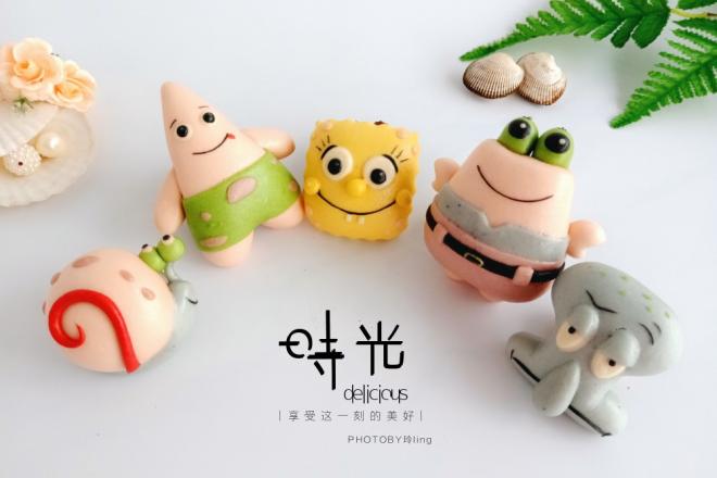 海绵宝宝系列卡通造型馒头