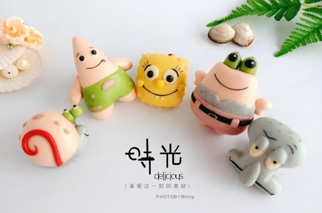 海绵宝宝系列卡通造型馒头
