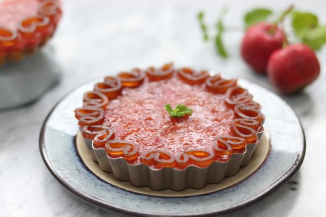 酸酸甜甜山楂果酱派