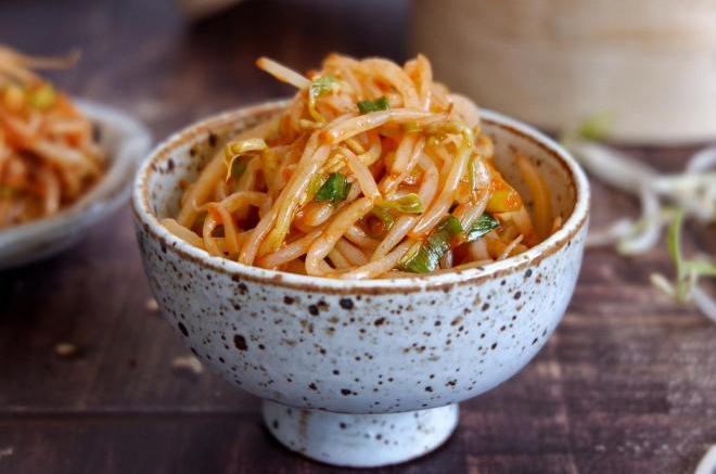 韩式拌豆芽