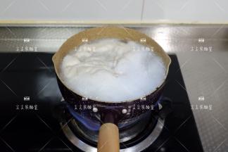 煮出浮沫关火
