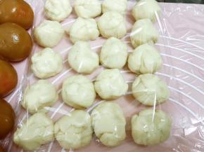 油皮面团分为20份