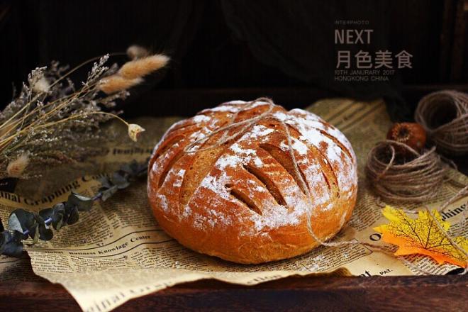 红糖核桃全麦软欧