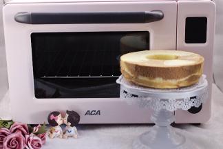 美味又有颜值的可可双色戚风就做好了。