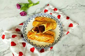 香酥豆沙小点，快尝尝吧~