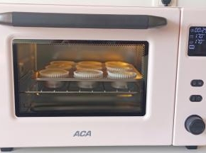 ACA北美ATO-E43A电烤箱上下火170度预热10分钟后放入，烤30分钟。