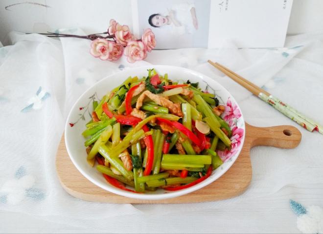 芹菜炒肉丝