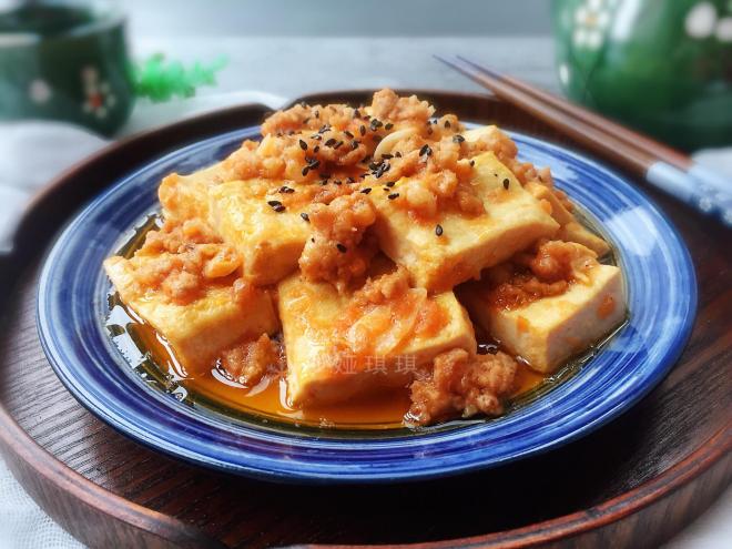 茄汁肉末豆腐