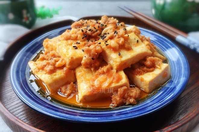 茄汁肉末豆腐