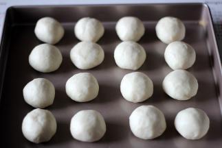 包好之后，收口向下