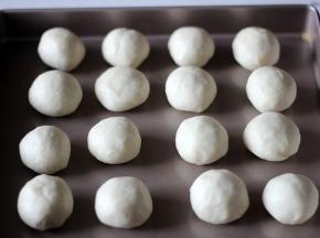 包好之后，收口向下