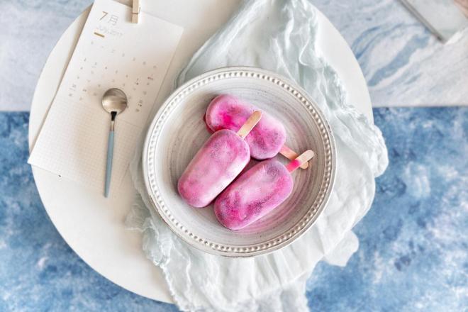 火龙果酸奶冰棍