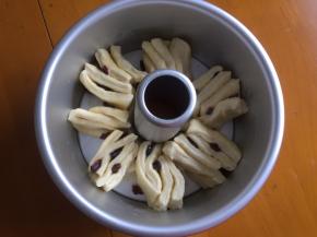 放入学厨7寸中空模具中，