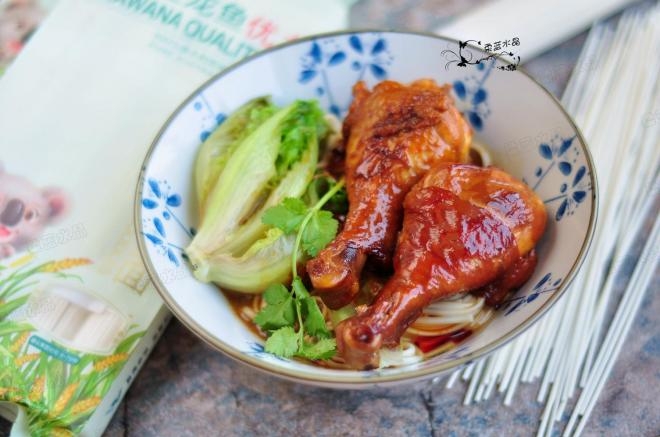 红烧鸡腿面