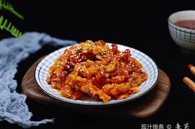 茄汁里脊肉