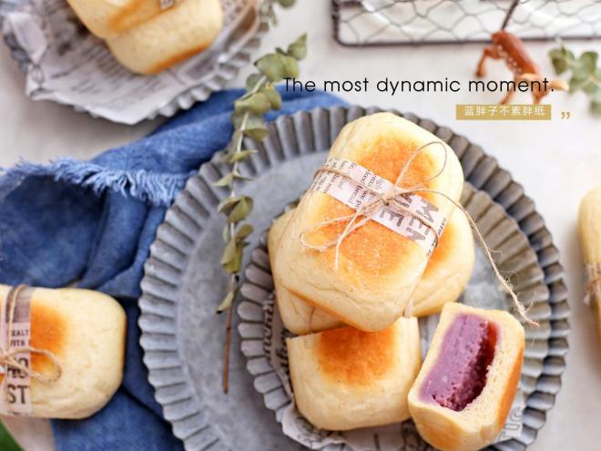 紫薯芋泥全麦面包