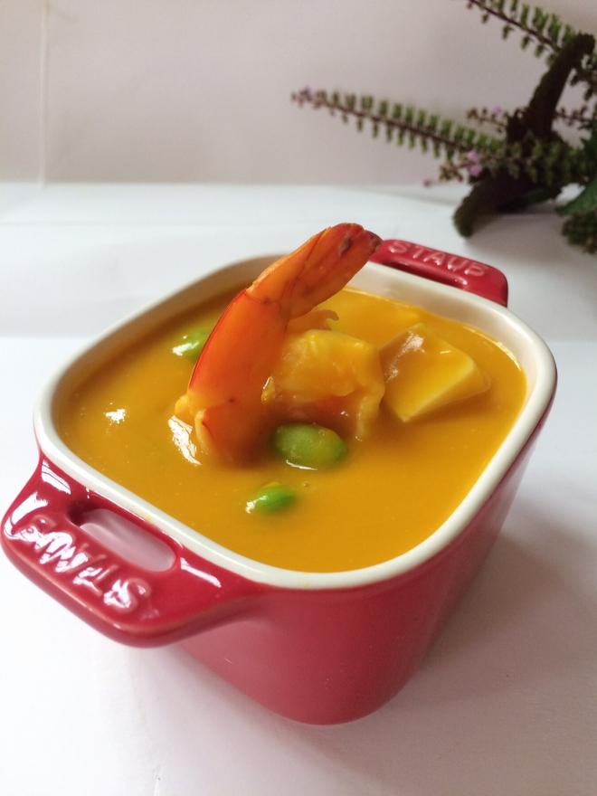 豆腐虾仁南瓜羹