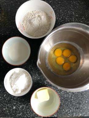 将所有材料分类准备好。