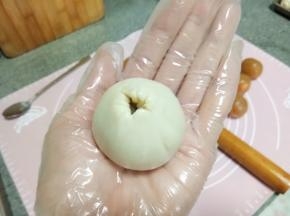 这样慢慢推上去，直至收口