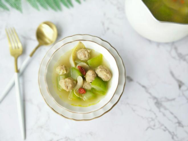 咖喱冬瓜丸子汤