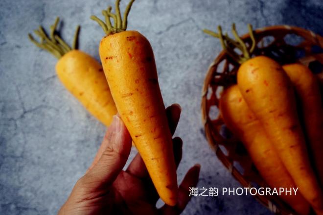 象形胡萝卜馒头