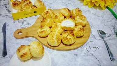 美味泡芙吃起来