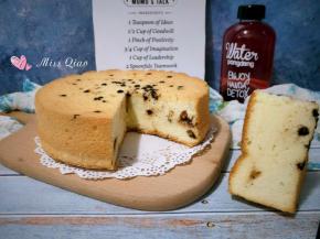 巧克力豆养乐多戚风。