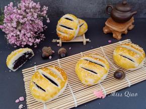 紫米馅老婆饼。