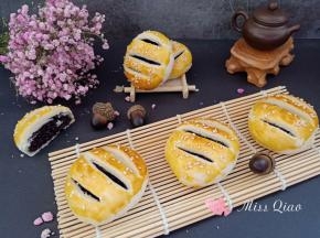 紫米馅老婆饼。