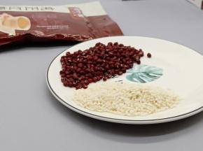 糯米、红豆、甘汁园纯正红糖。