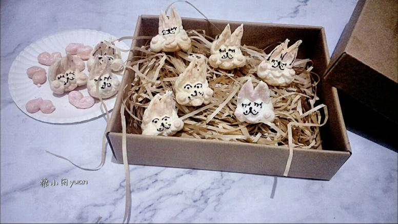 萌萌哒小丑兔蛋白糖