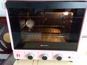 4.海氏B30烤箱160度开始预热 
