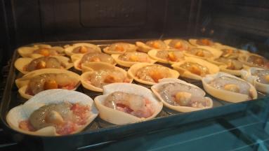 入烤箱蒸汽功能100度25分钟