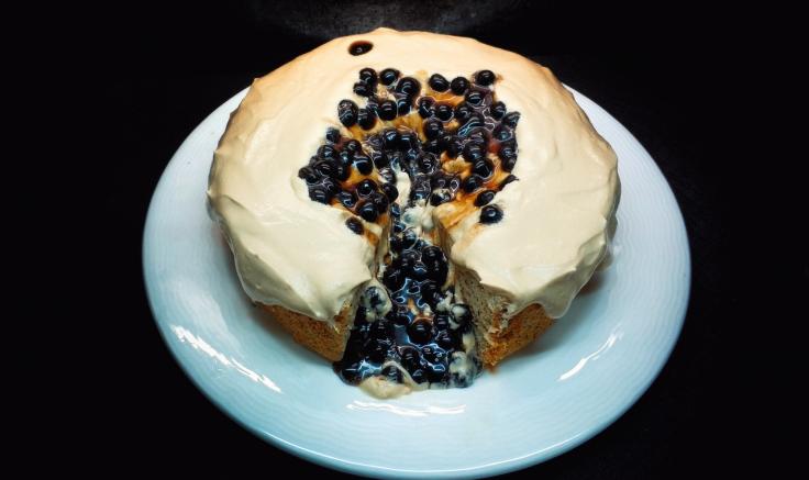 波霸珍珠奶茶海盐爆浆蛋糕