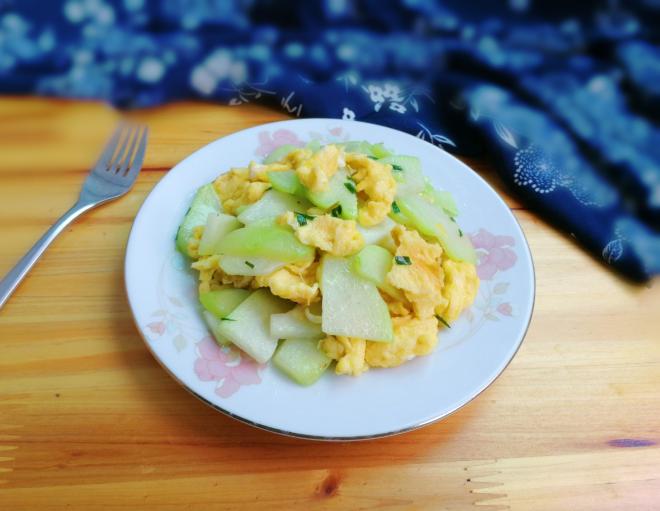 葱香鸡蛋佛手瓜