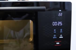 重新点击菜单，选择22清洁烤箱，系统自动开始清洗