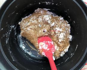 按压到能成团就离火