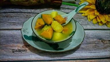 香甜软糯小米南瓜红薯粥