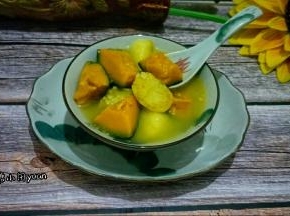 香甜软糯小米南瓜红薯粥