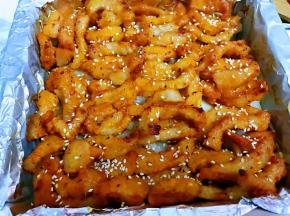 出炉撒上熟白芝麻