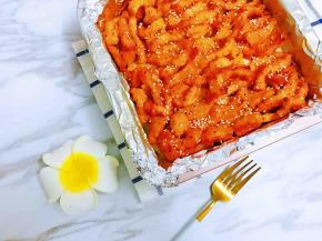 虽然用了烤的，猪颈肉吃起来依旧很嫩哦