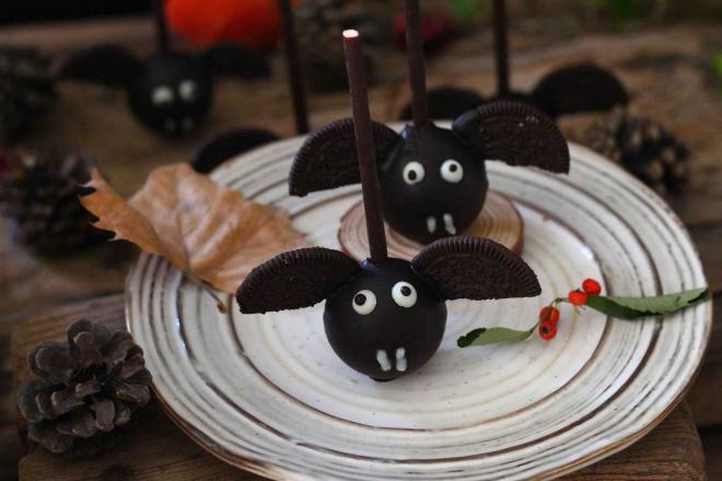 万圣节蝙蝠蛋糕